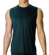Mansilk Silk Knit with Spandex Sleeveless Muscle Shirt